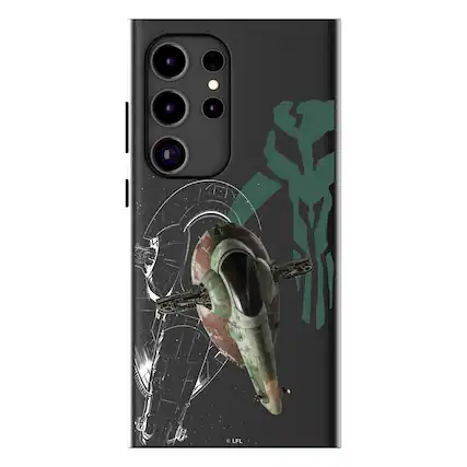 Front. Keyscaper - Star Wars: A New Hope FactionTech MagSafe Compatible Phone Case - Samsung Galaxy S25 Plus - Slave I.