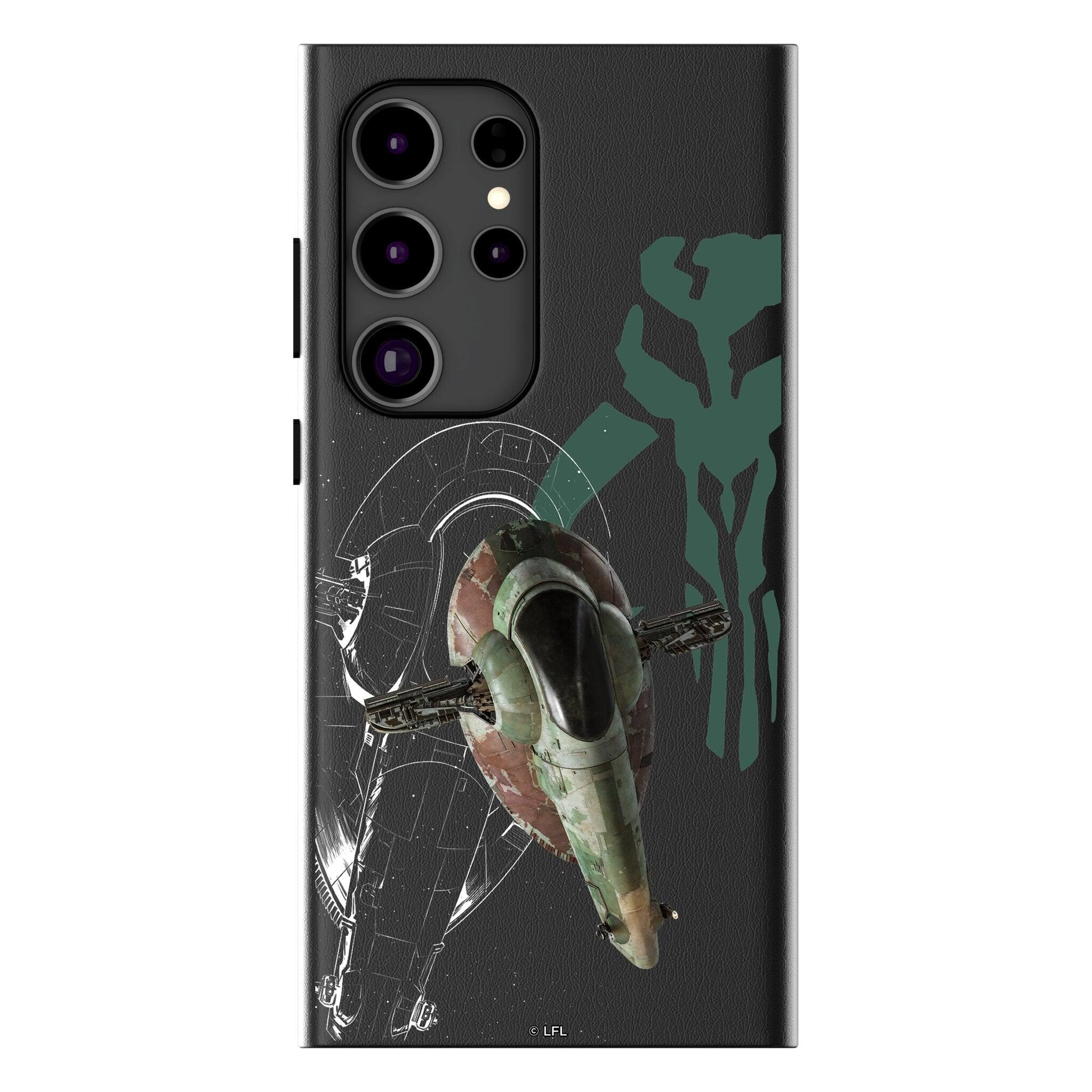 Front. Keyscaper - Star Wars: A New Hope FactionTech MagSafe Compatible Phone Case - Samsung Galaxy S25 Plus - Slave I.