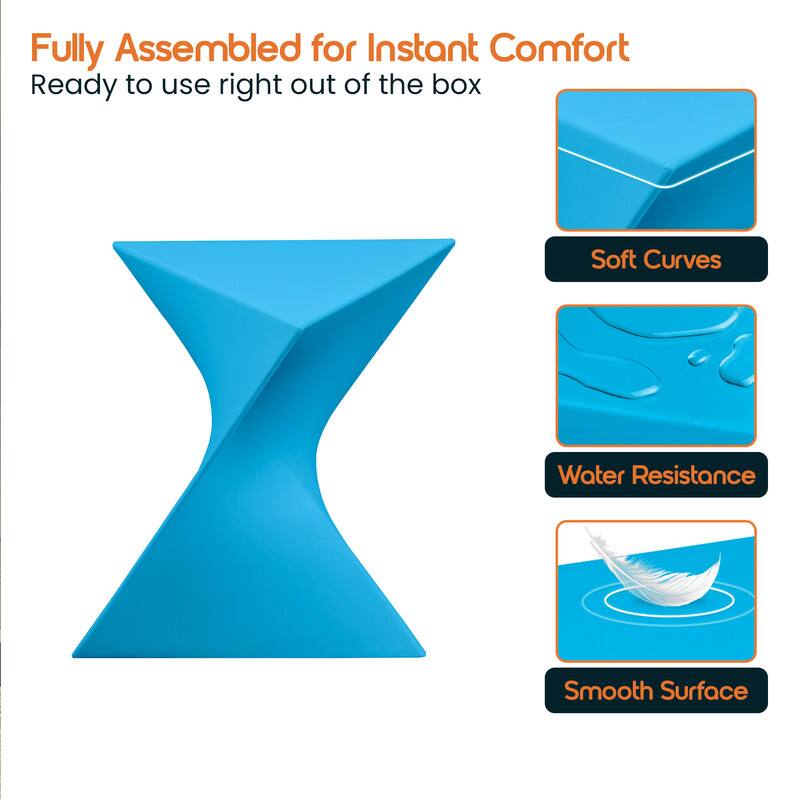 Fully Assembled for Instant Comfort  
Ready to use right out of the box  

- Soft Curves  
- Water Resistance  
- Smooth Surface