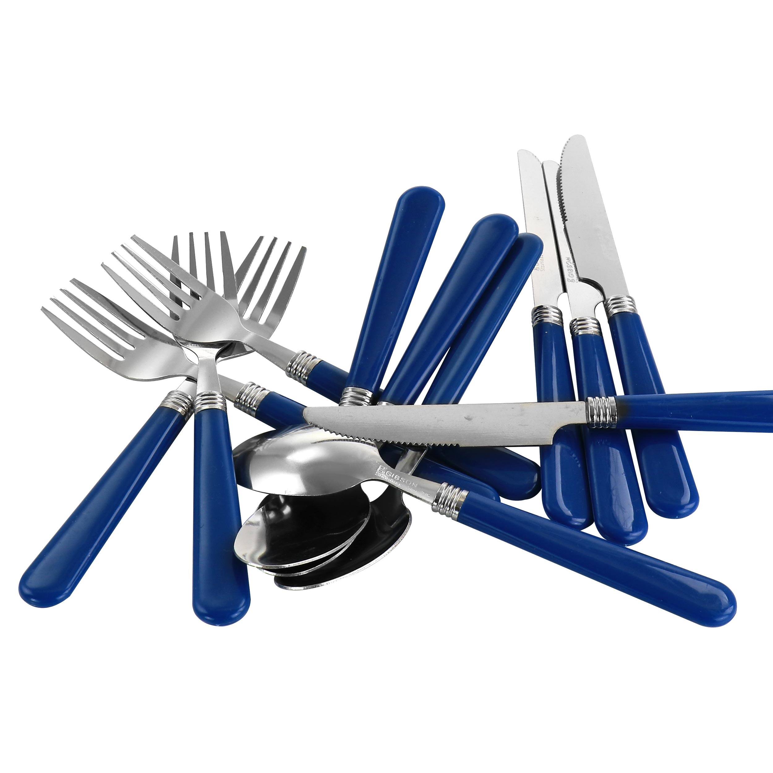 Alt View 5. Gibson - All U Need 32 Piece Ceramic Dinnerware Set in White - White.