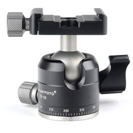 SunwayFoto - XB-28 Superior Low-Profile Palm-Size Ballhead with Standard Screw-Knob Clamp