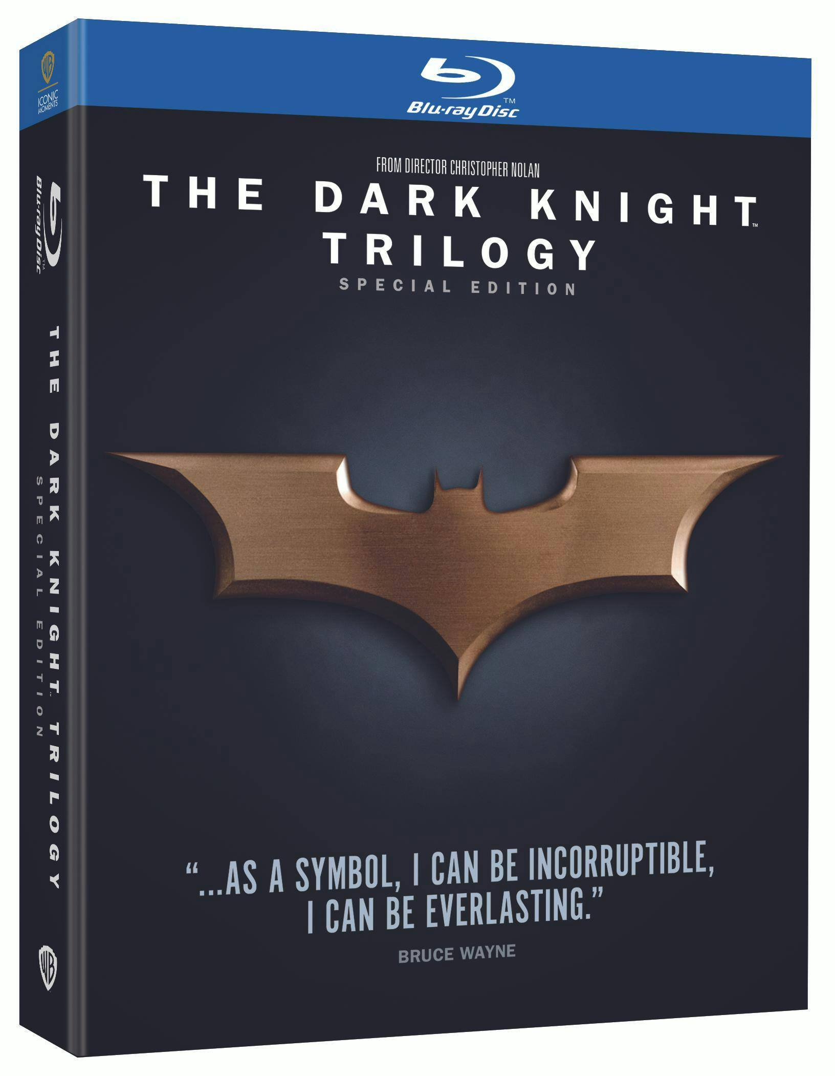 Angle. The Dark Knight Trilogy (Special Edition) (Iconic Moments LL/BD) [Blu-ray].