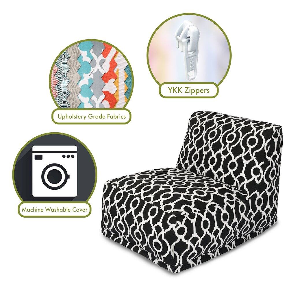 - Upholstery Grade Fabrics
- YKK Zippers
- Machine Washable Cover