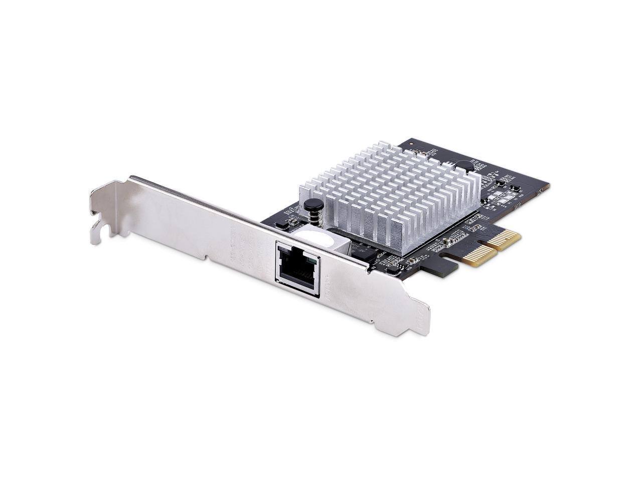 Front. StarTech.com - StarTech 1-Port 10Gbps PCIe Network Adapter with Jumbo Frame Support.