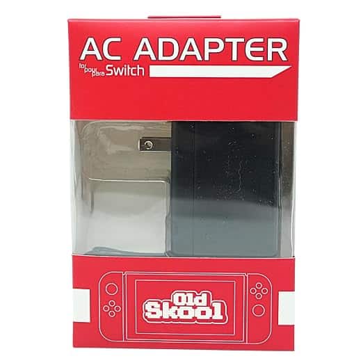 Old Skool - AC Adapter for Nintendo Switch - Black