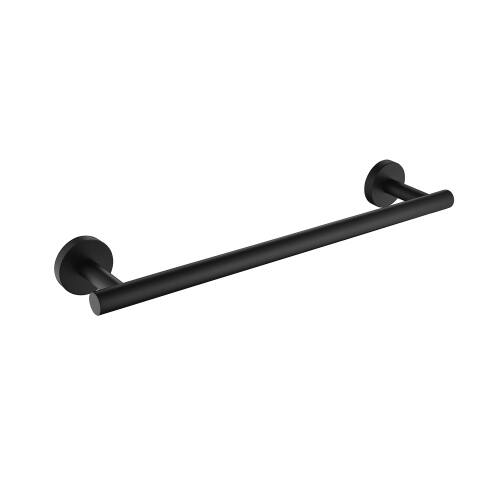 Alt View 5. JUJABU - 3-Pieces Towel Bar Bathroom Hardware Accessories Set Matte Black - Matte Black.