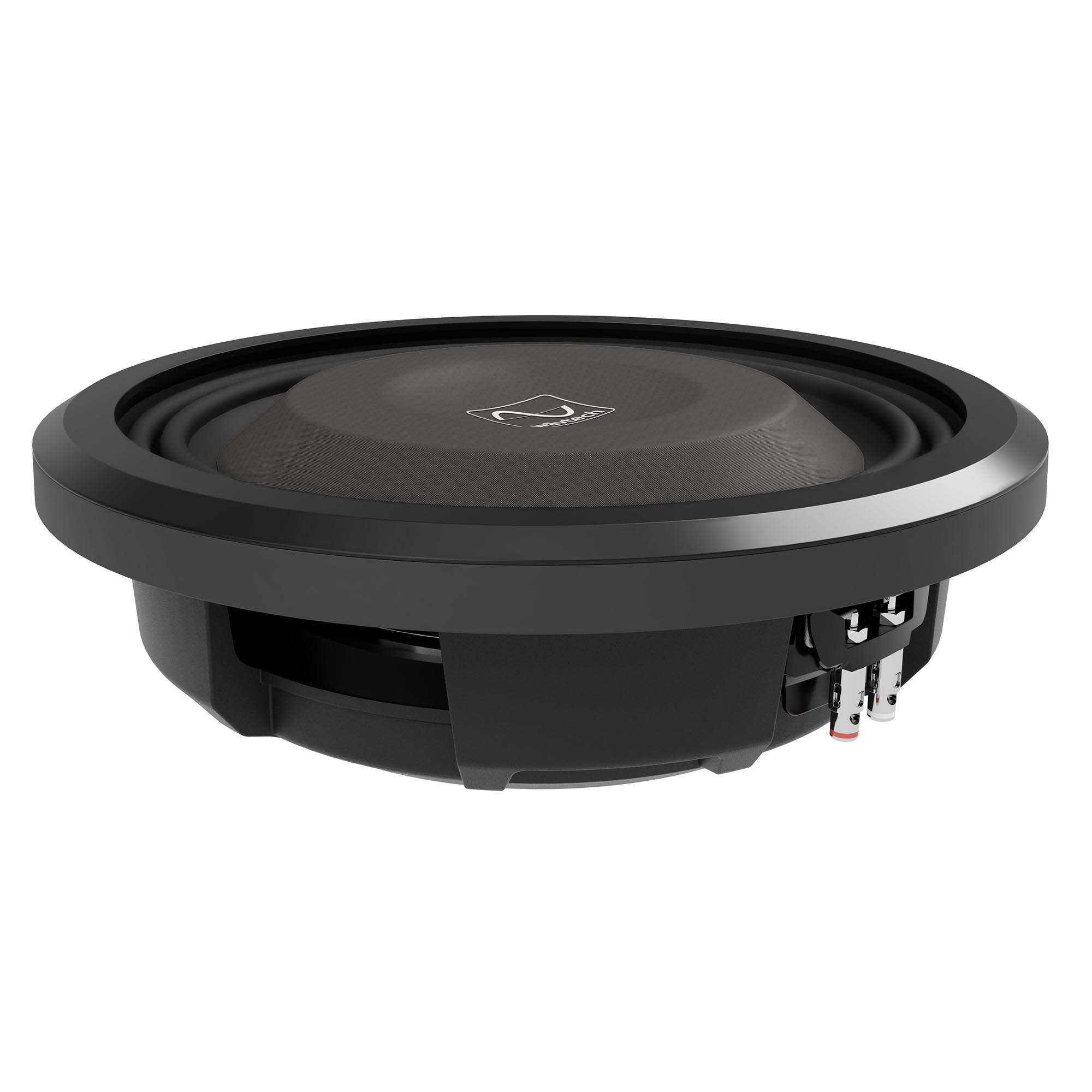Alt View 1. Wavtech - Wavtech thinPRO12-4 750 Watt 12" Shallow Subwoofer 4 ohm - Black/Gray.