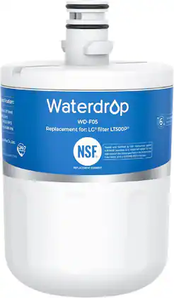 Waterdrop - WD-LT500P-1 5231JA2002A Refrigerator Water Filter, Replacement for LG® LT500P®, Kenmore
