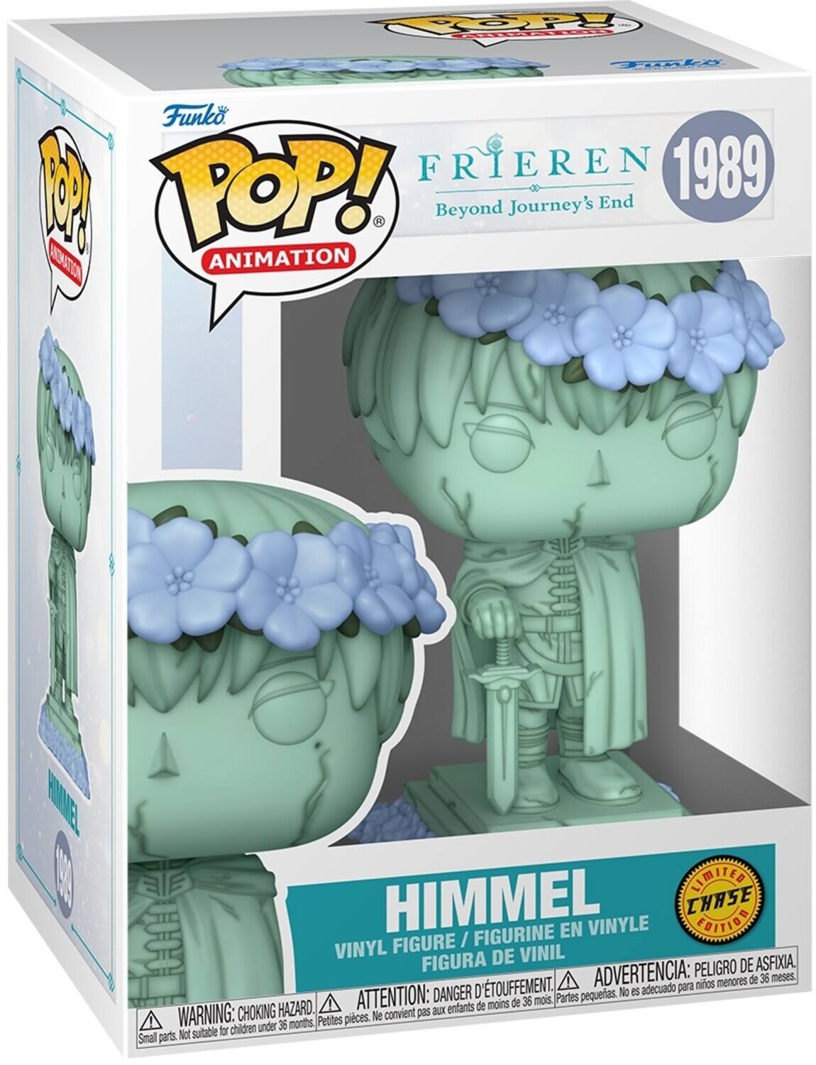 TOOPY FO Tinle Funko FRIEREN 1989 M POP! Beyond Journey's End A ANIMATION HIMNEL LIMITED HIMMEL FIGURINE EN VINYLE CHASE FRITION FIGURE / VINYL DE VINIL FIGURA ADVERTENCIA: PELIGRO DE ASFIXIA menores de 36 meses. TOUFFEMENT. adecuado para nios ATTENTION: DANGER D Partes pequeas. No 6S de moins de 36 mois. CHOKING HAZARD. WARNING: CHOKING HAZARD. Small parts. Not suitable for children Pettes pieces. Ne convient pas aux enfants