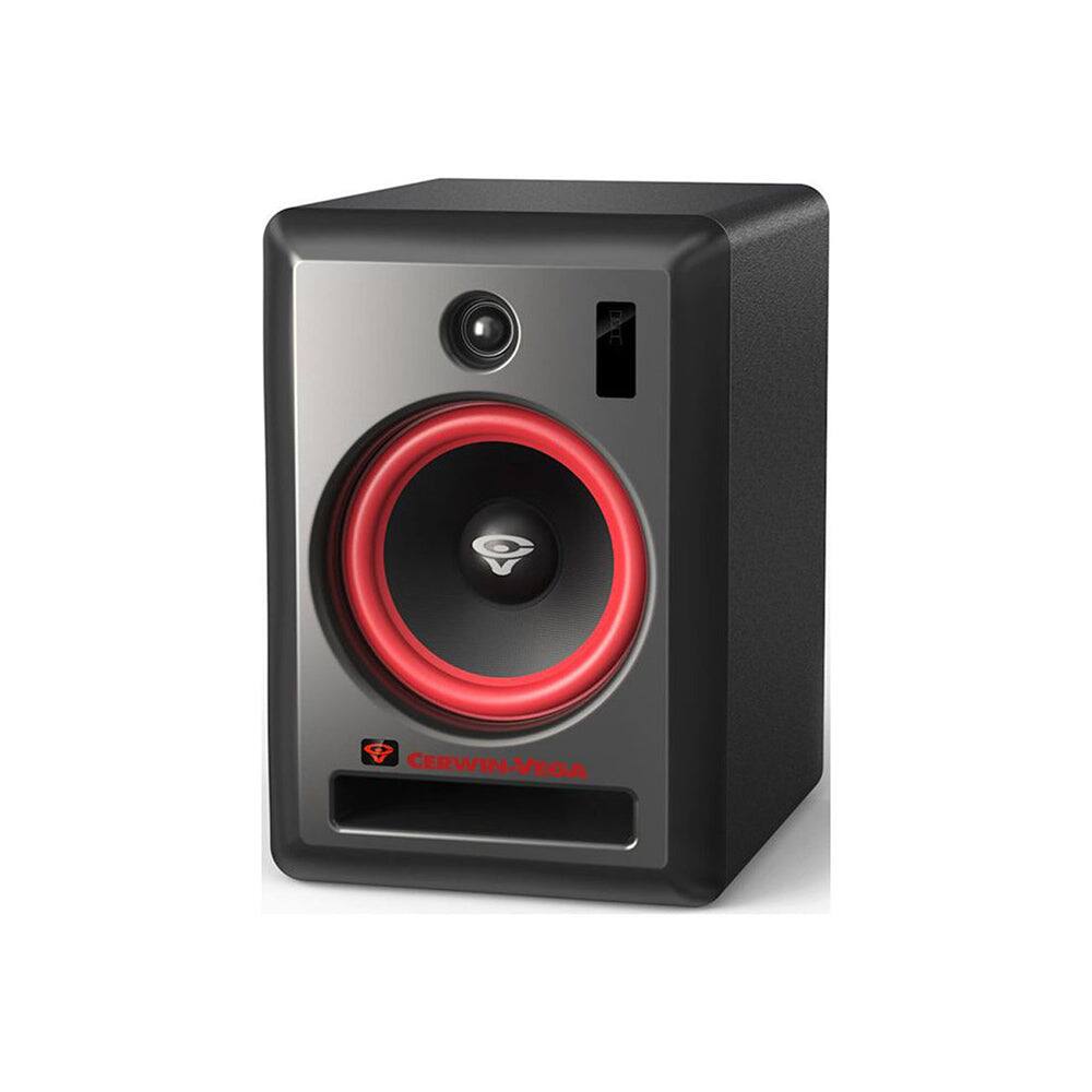 Left. Cerwin Vega - Cerwin Vega VEGA8SB-SAT 8" 2-WAY STUDIO MONITOR - Black.