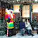 Alt View 3. Costway - 8FT Inflatable Nutcracker Soldier w/ 2 Built-in LED Lights, Sandbags & Air Blower - Multicolor.