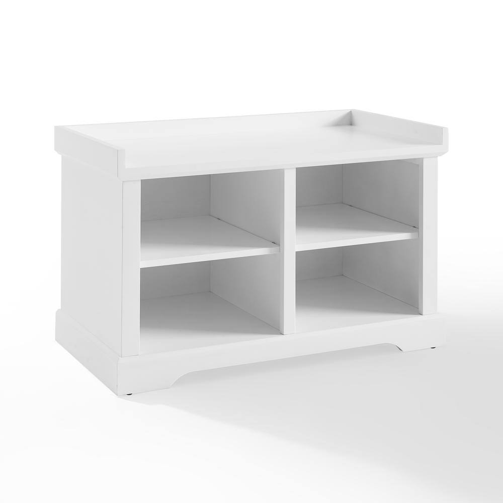 Back. Crosley Furniture - Anderson Entryway Storage Bench - White.