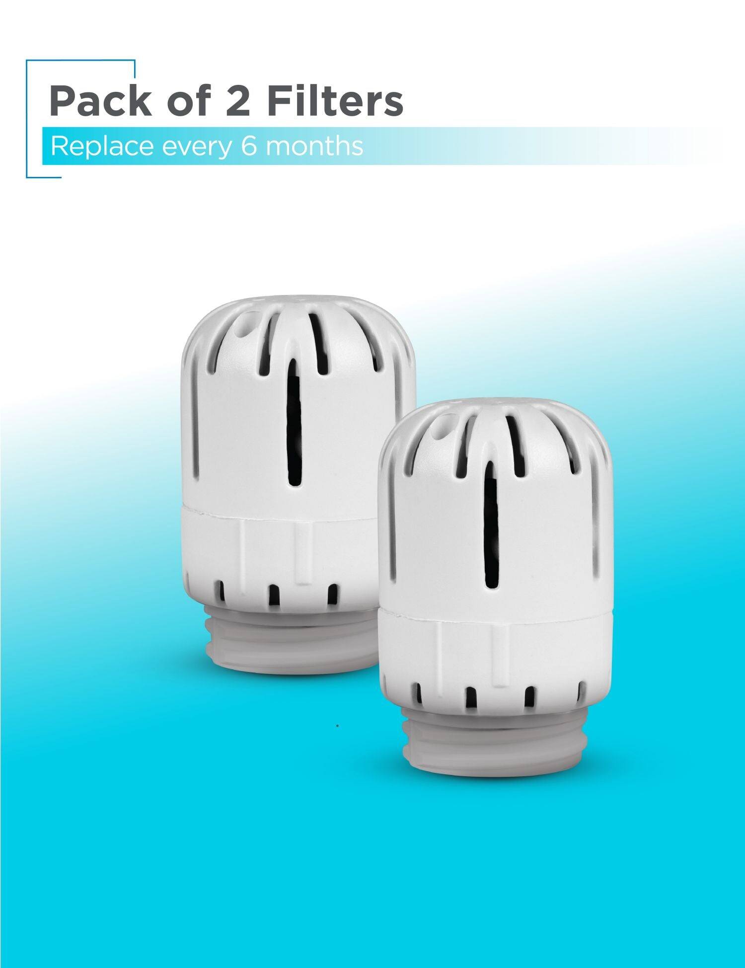 Pack of 2 Filters
Replace every 6 months