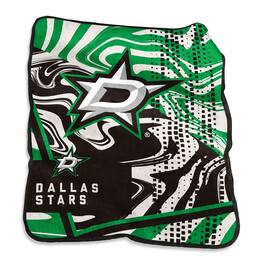 Logo Brands - Dallas Stars 50" x 60" Swirl Raschel Throw Blanket - Multicolor