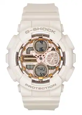 Casio - G-Shock Analog Digital Bio-Based Resin Dial Quartz GMA-S140PG-4A 200M Women's Watch - Rose Gold