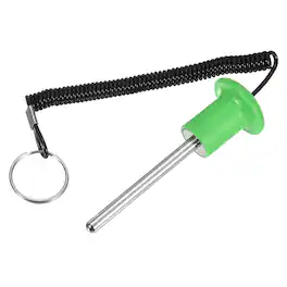 Unique Bargains - Gym Pin, Weight Stack Pin Strength Training Replacement with Pull Rope 0.3 x 3.1 Inch for Home/Gym - Green
