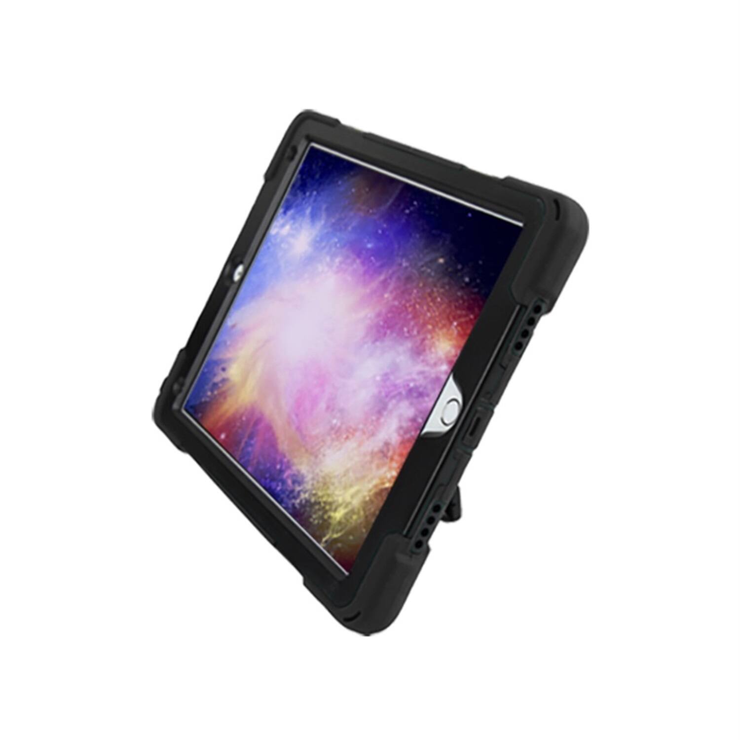 Alt View 2. Mybat - MyBat Rotatable Stand Protector Cover with Wristband for Apple iPad Pro 9.7 - Black - Black.