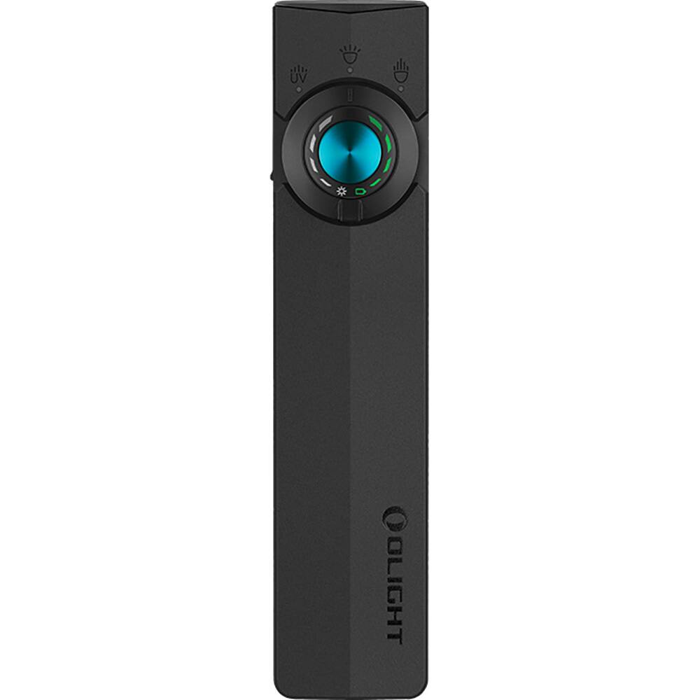 Alt View 1. OLIGHT - OLIGHT ArkPro EDC Flat Rechargeable Flashlight (Black NW) - Black.