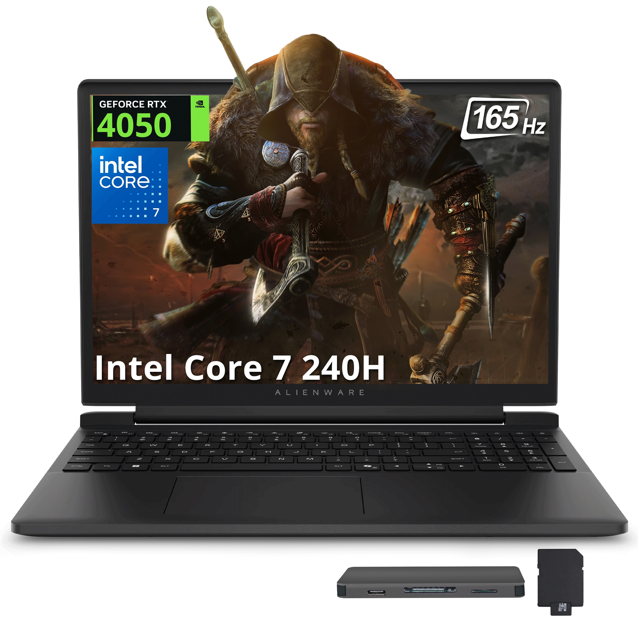 "Dell - Alienware 15.3"" Gaming Laptop,Intel Core 7 240H,GeForce RTX 4050,16GB DDR5,512GB SSD+1TB Dock,Backlit,Win 11 - Black" price history on PriceWatchPro
