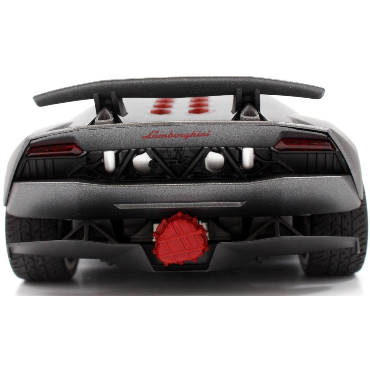 Back. JuzToys - Remote Control Car, 1:14 RC Car Lamborghini Sesto Elemento RTR Model Car - Gray.