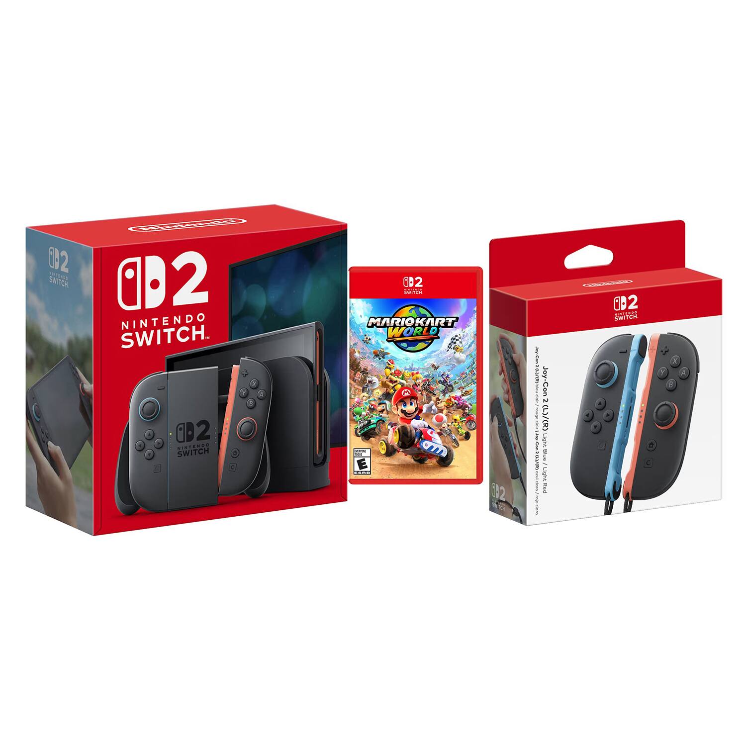 Nintendo Switch OLED Model  
Mario Kart 8 Deluxe  
Joy-Con (L) - Light Blue  
Joy-Con (R) - Light Blue - E (Everyone)