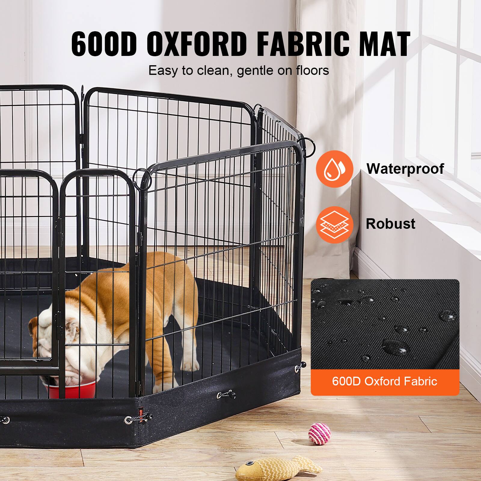 600D Oxford Fabric Mat

- Easy to clean
- Gentle on floors
- Waterproof
- Robust

600D Oxford Fabric