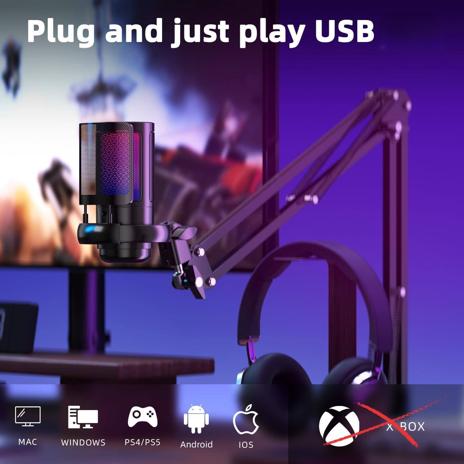 Plug and just play USB

MAC  
WINDOWS  
PS4/PS5  
Android  
IOS  

X BOX