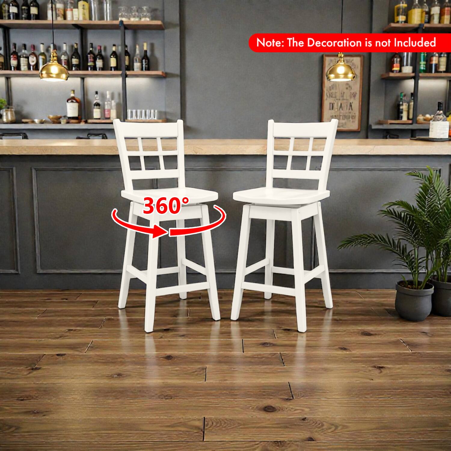 Note: The Decoration is not Included

360°