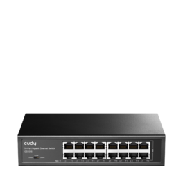 Cudy - 16-Port Gigabit Unmanaged Switch - Black