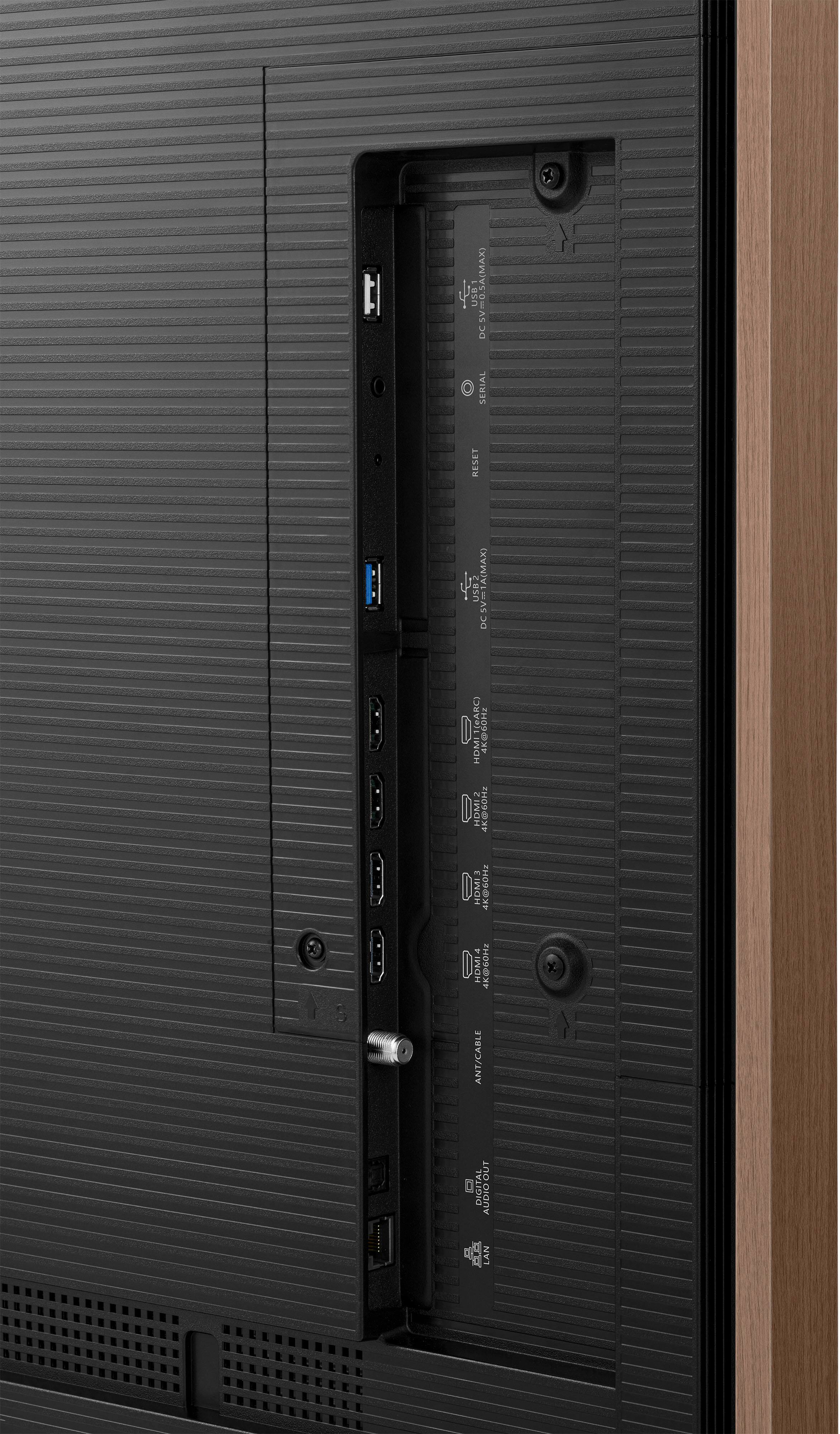 I un =0.5A(MAX) SV DXC SERIAL RESET A(MAX) USB MAS DC ) D MUTEeARC 4KHz HDMI 2 D HDMI2 4K60HZ - D HDMI 4K60HZ D HDML4 4K60HZ ANT/CABLE AL OUT g DIGITAL AUDIOOUT D LAN