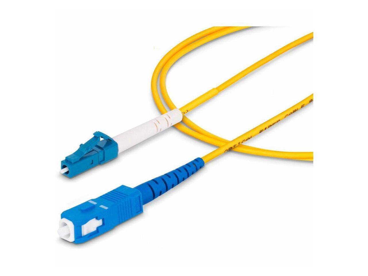 Alt View 1. StarTech.com - StarTech 2m LC to SC UPC OS2 Single Mode Fiber Cable 40G/100G Low Loss LSZH Jumper.