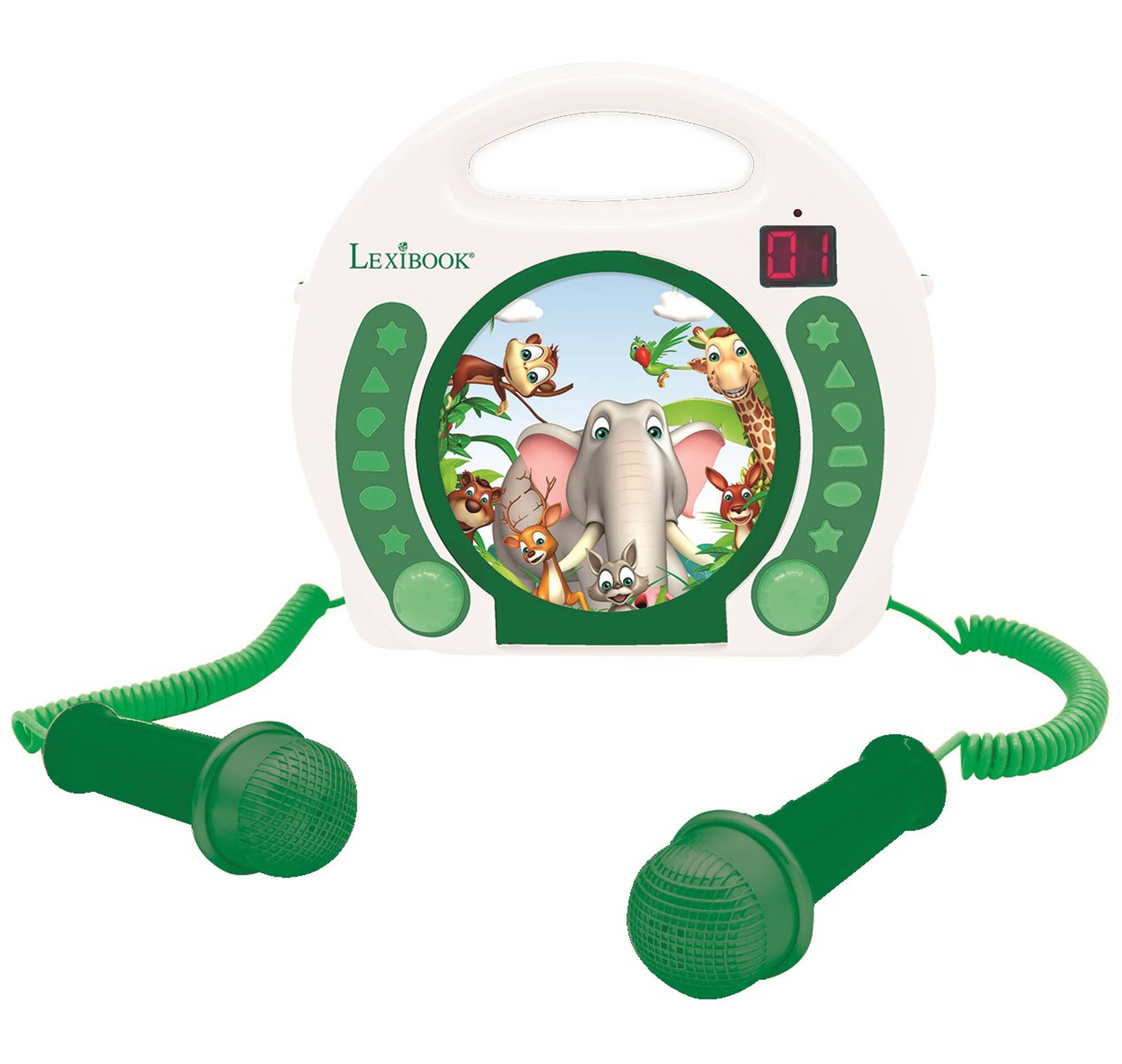Alt View 3. Lexibook - Animals Portable CD Player with 2 Sing Along Microphones.