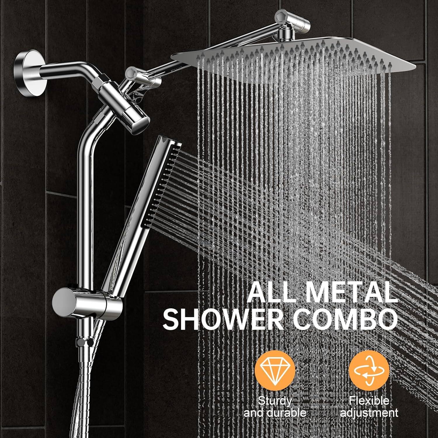 ALL METAL SHOWER COMBO

Sturdy and durable  
Flexible adjustment