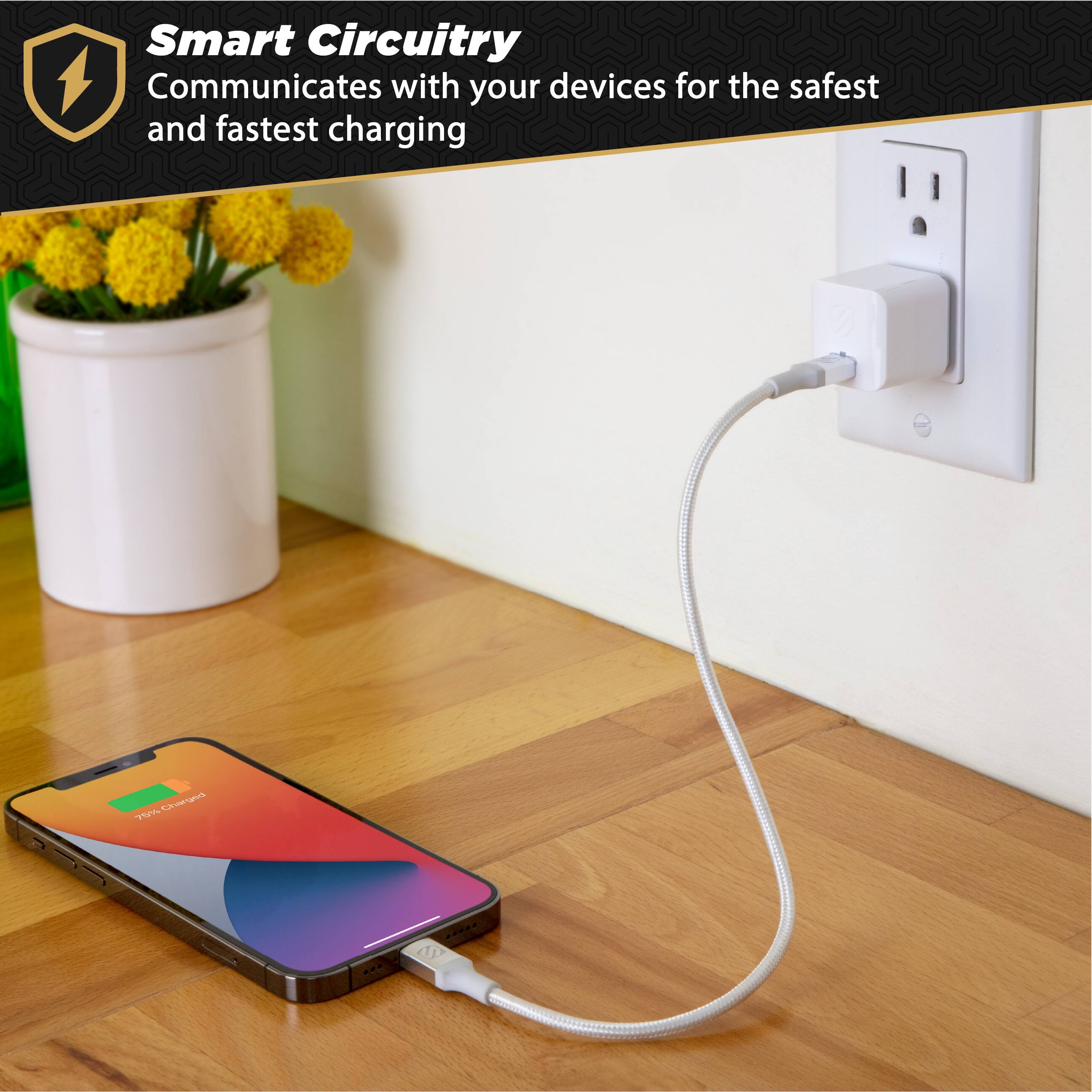 Smart Circuitry  
Communicates with your devices for the safest and fastest charging