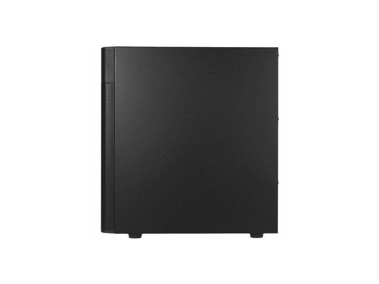 Left. In Win - In Win CT Series 17.1L Small Form Factor Micro-ATX Mini Tower Chassis - Small Tower - Black - Tempered Glass, Mesh - 1 x - Black.