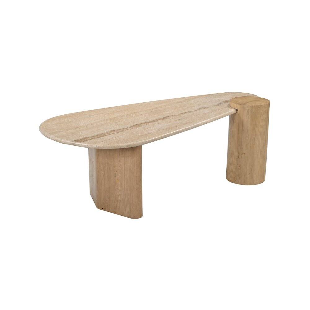 Alt View 3. Meridian Furniture - Taverna Natural Coffee Table - Brown.