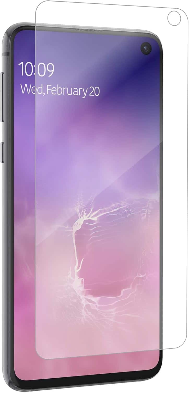 ZAGG - Invisible Shield Glass + Screen Protector - Samsung Galaxy S10e - Clear