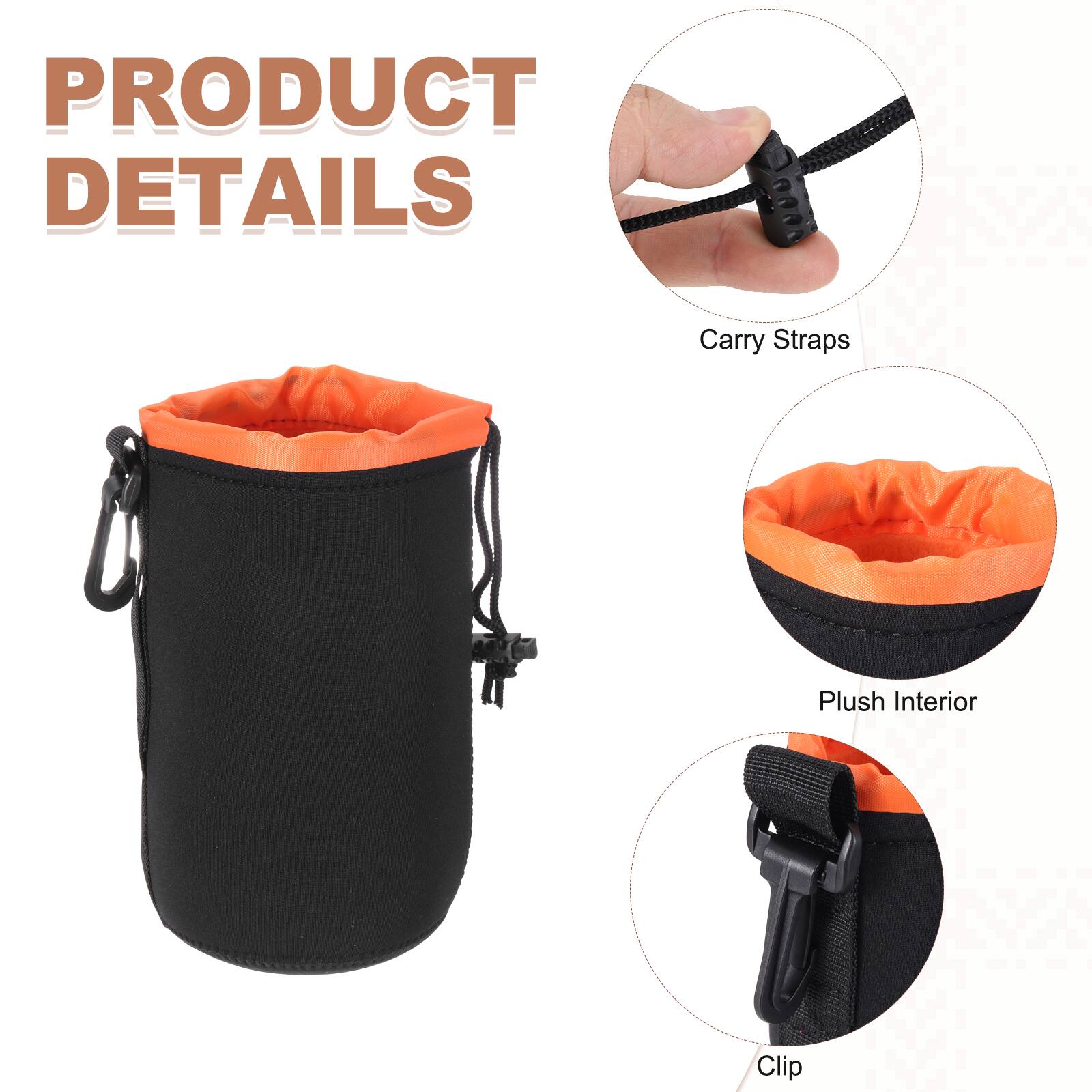 PRODUCT DETAILS

- Carry Straps
- Plush Interior
- Clip