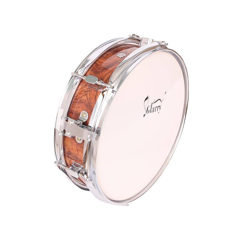 Angle. Winado - 13in*3.5in Snare Drum Poplar Wood Drum Percussion Set Snare Drum Kit with a Pair of Drumsticks.