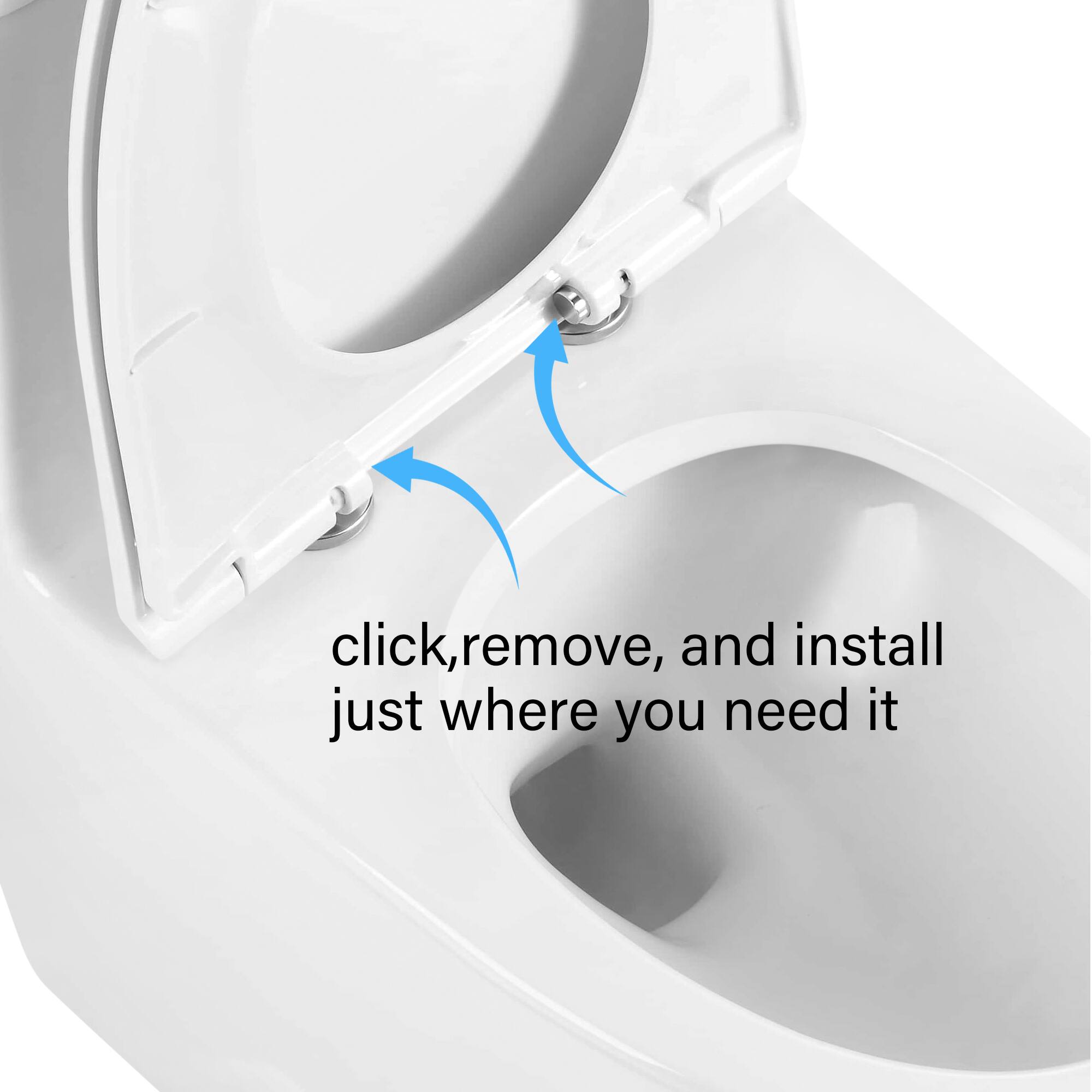 click, remove, and install just where you need it