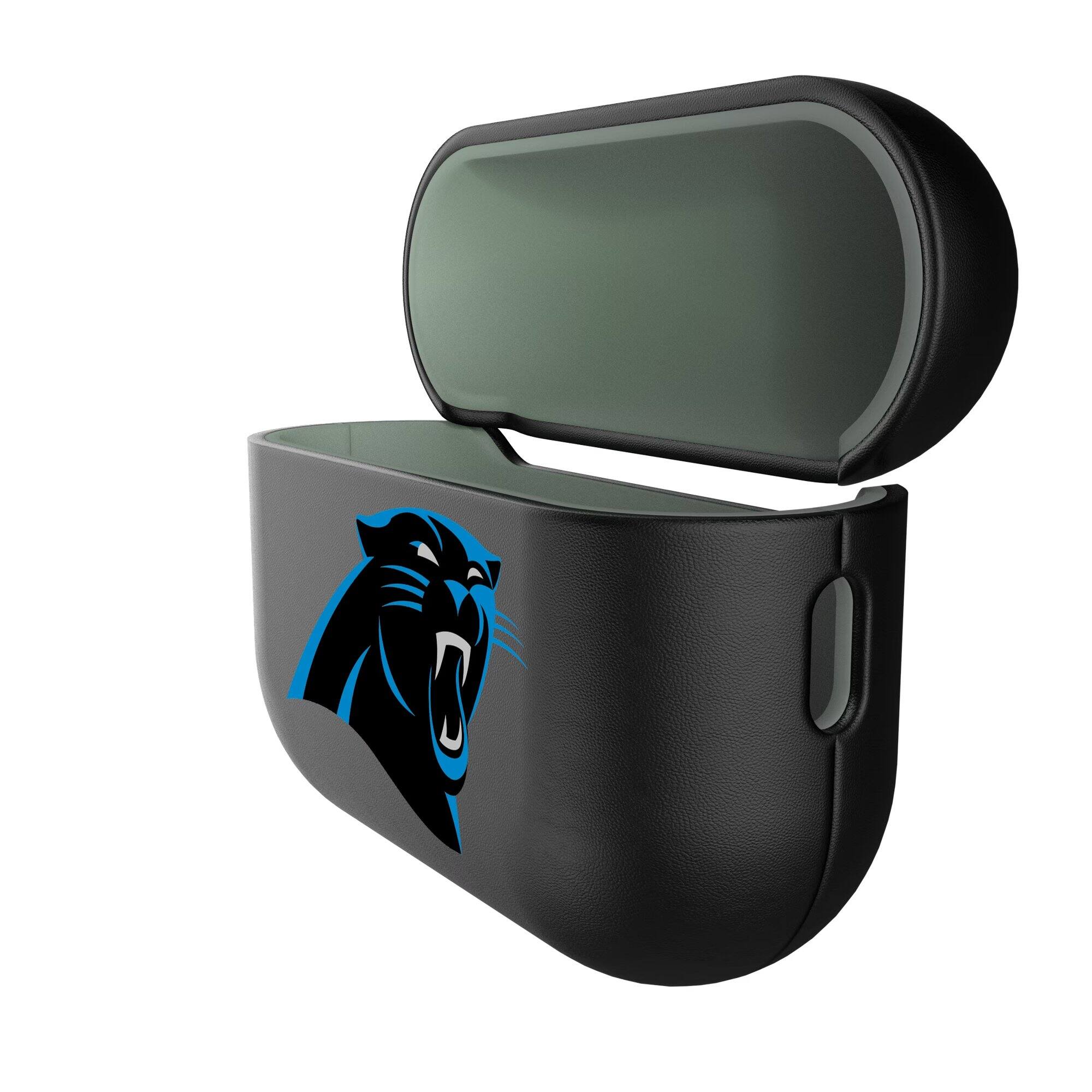 Alt View 1. Keyscaper - Carolina Panthers AirPods Pro 3rd Generation Case Cover - No Size - Black.