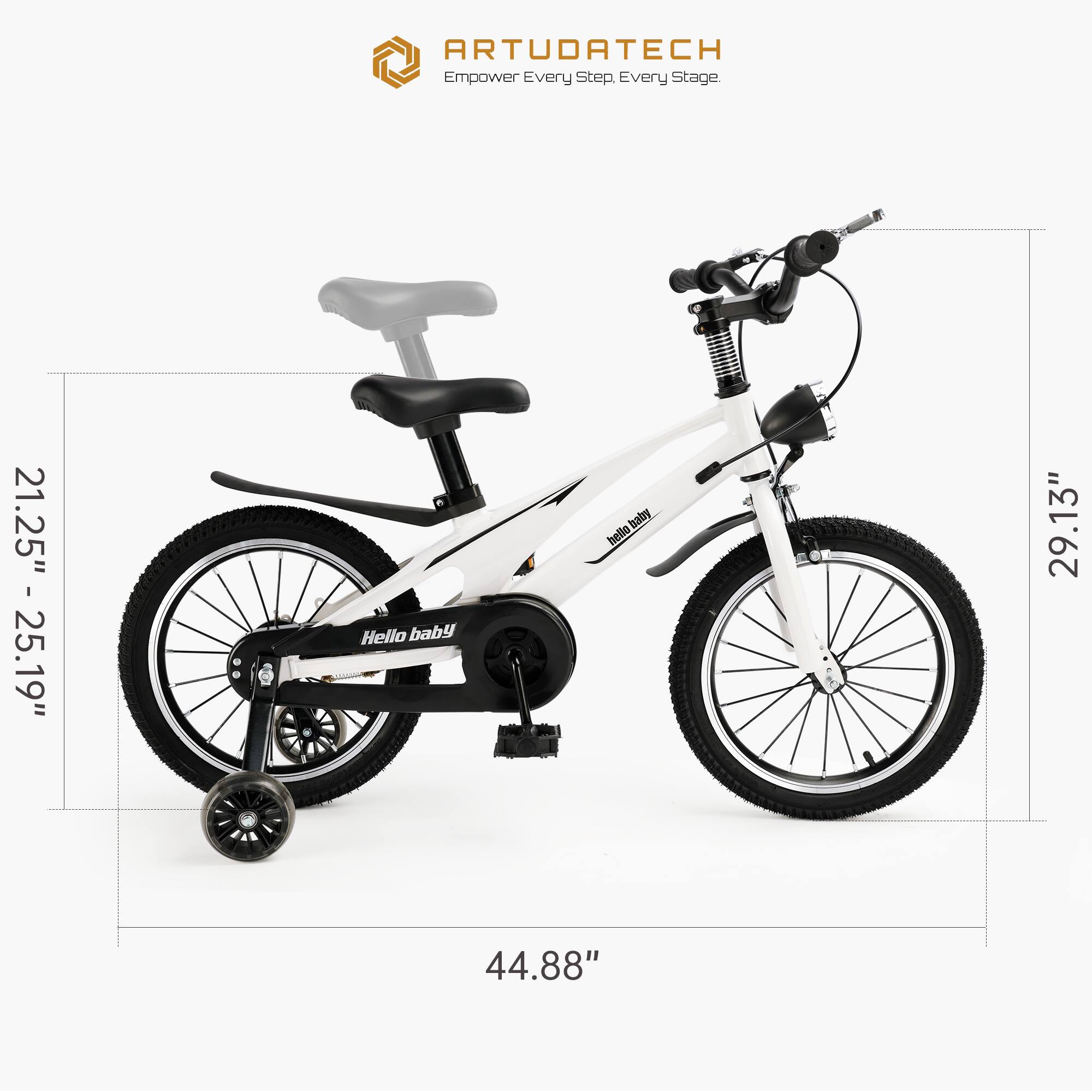 ARTU DATECH  
Empower Every Step. Every Stage.

Hello baby

21.25" - 25.19"  
44.88"  
19.12"