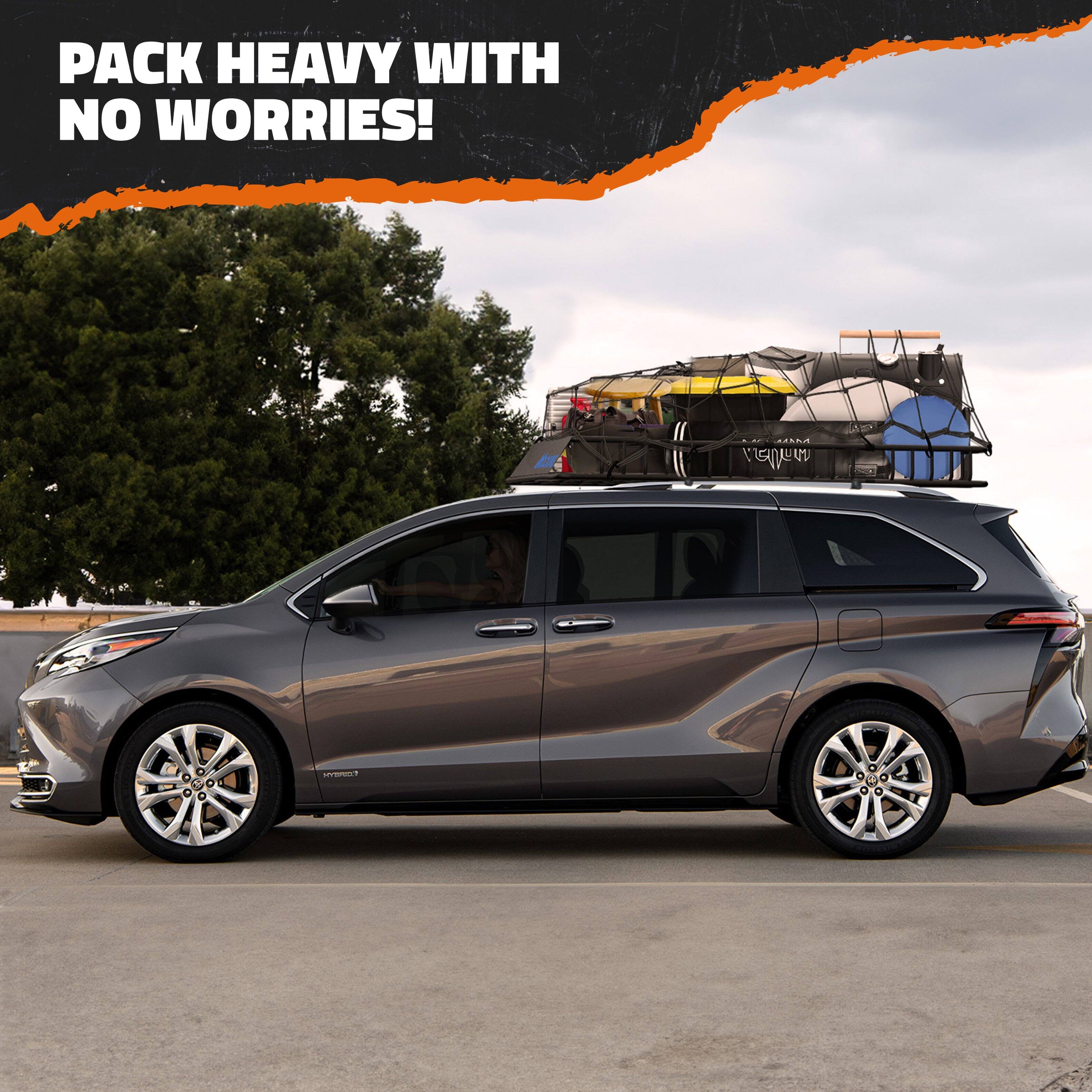 PACK HEAVY WITH NO WORRIES!