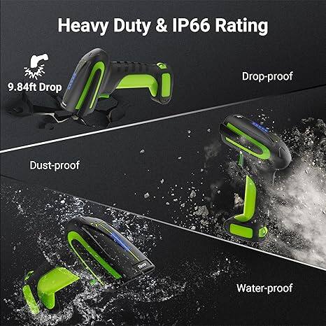 Heavy Duty & IP66 Rating  
9.84ft Drop  
Drop-proof  
Dust-proof  
Water-proof