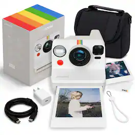 Polaroid - Now Generation 3 iType Instant Camera ( More - Pebble White