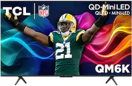 TCL - 50" Class QM6K Series 4K UHD HDR QD Mini LED Smart TV with Google TV (2025)