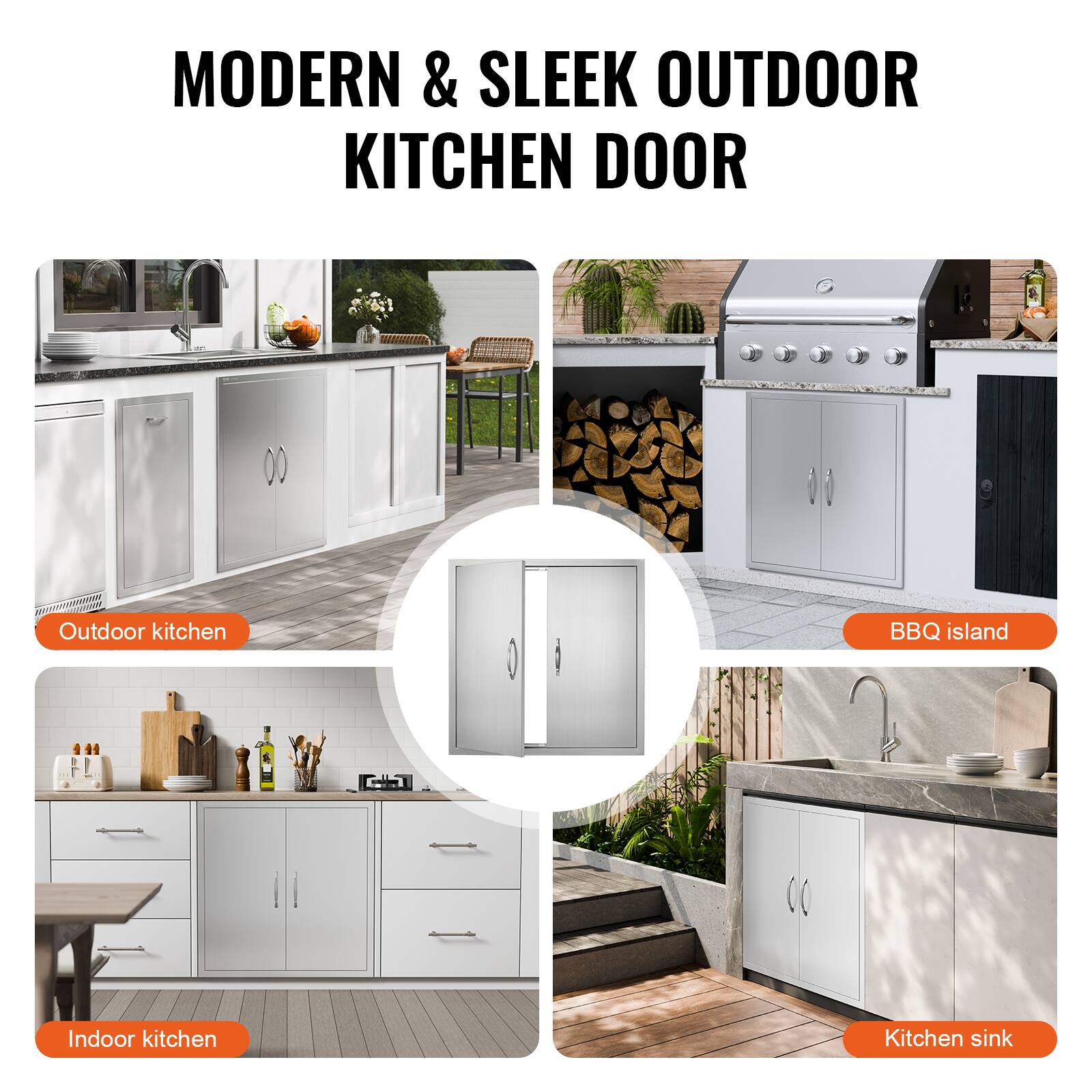 MODERN & SLEEK OUTDOOR KITCHEN DOOR

Outdoor kitchen
BBQ island
Indoor kitchen
Kitchen sink