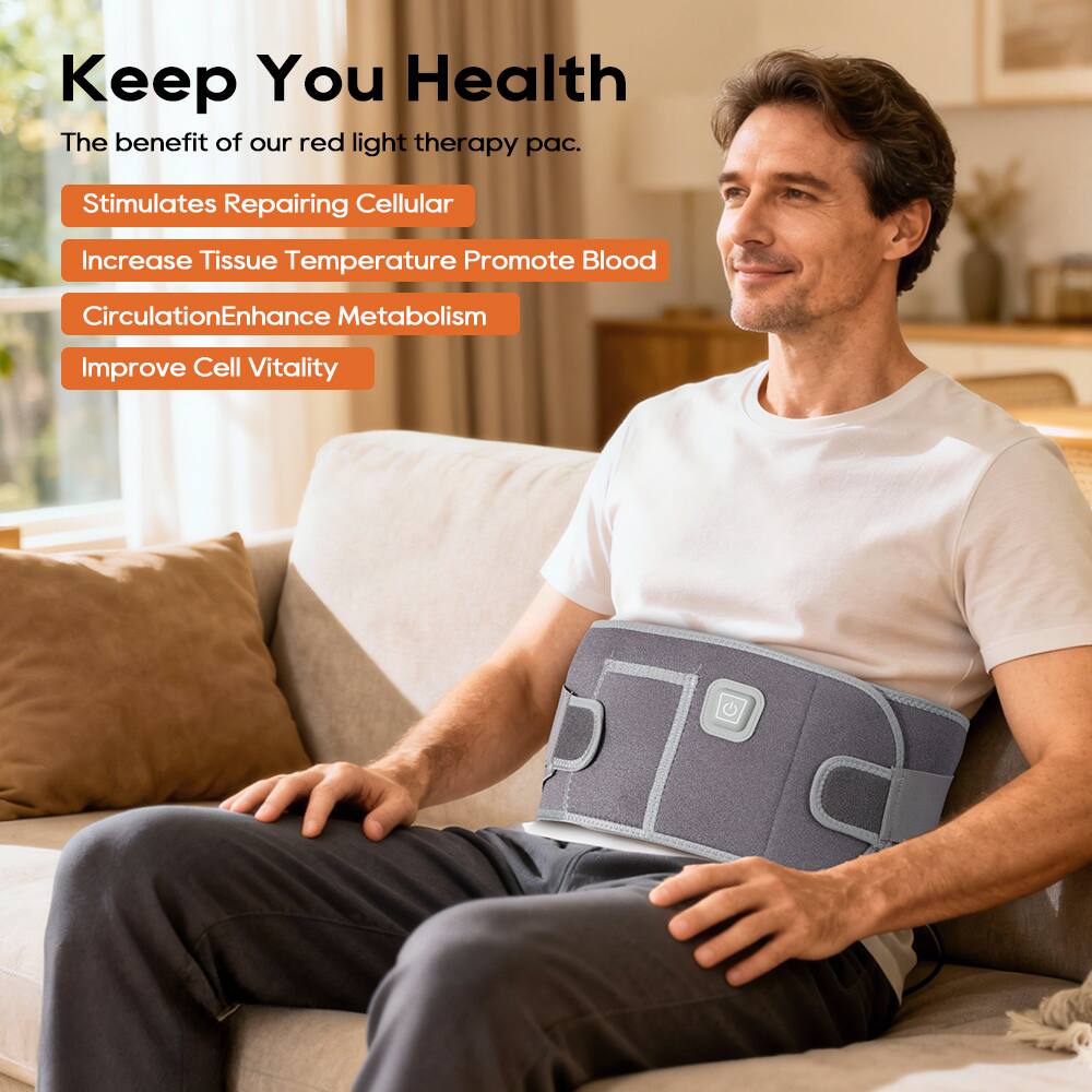 Keep You Health

The benefit of our red light therapy pac.

- Stimulates Repairing Cellular
- Increase Tissue Temperature Promote Blood Circulation
- Enhance Metabolism
- Improve Cell Vitality