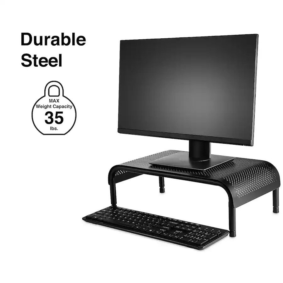 Stylish Monitor Risers Staples TECH Adjustable Monitor Stand, Up to 24