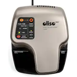 Oliso - Compact Dual-Motor Vacuum Sealing System with Punch-&-Seal Technology - Silver